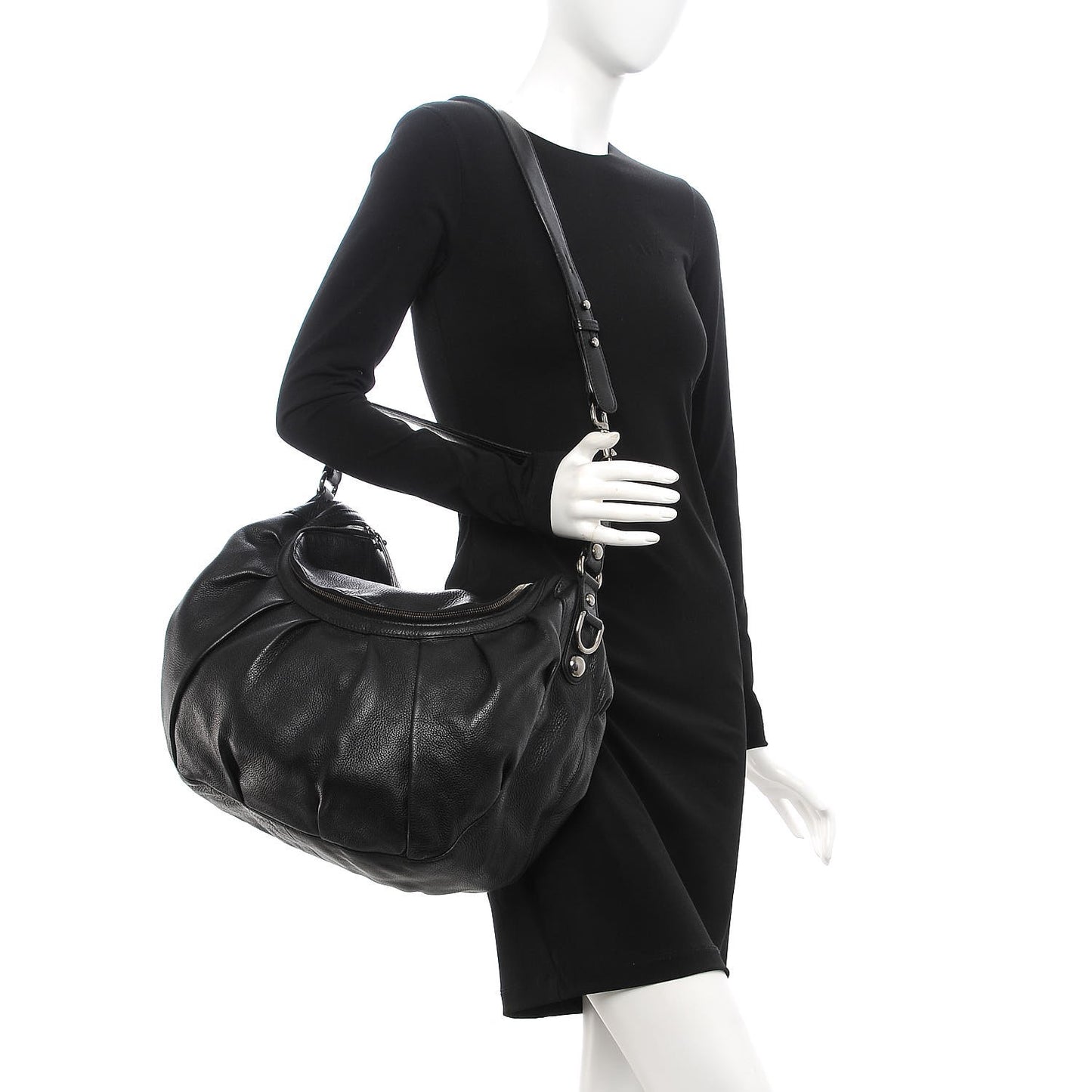 Guccissima Icon Bit Shoulder Bag Black