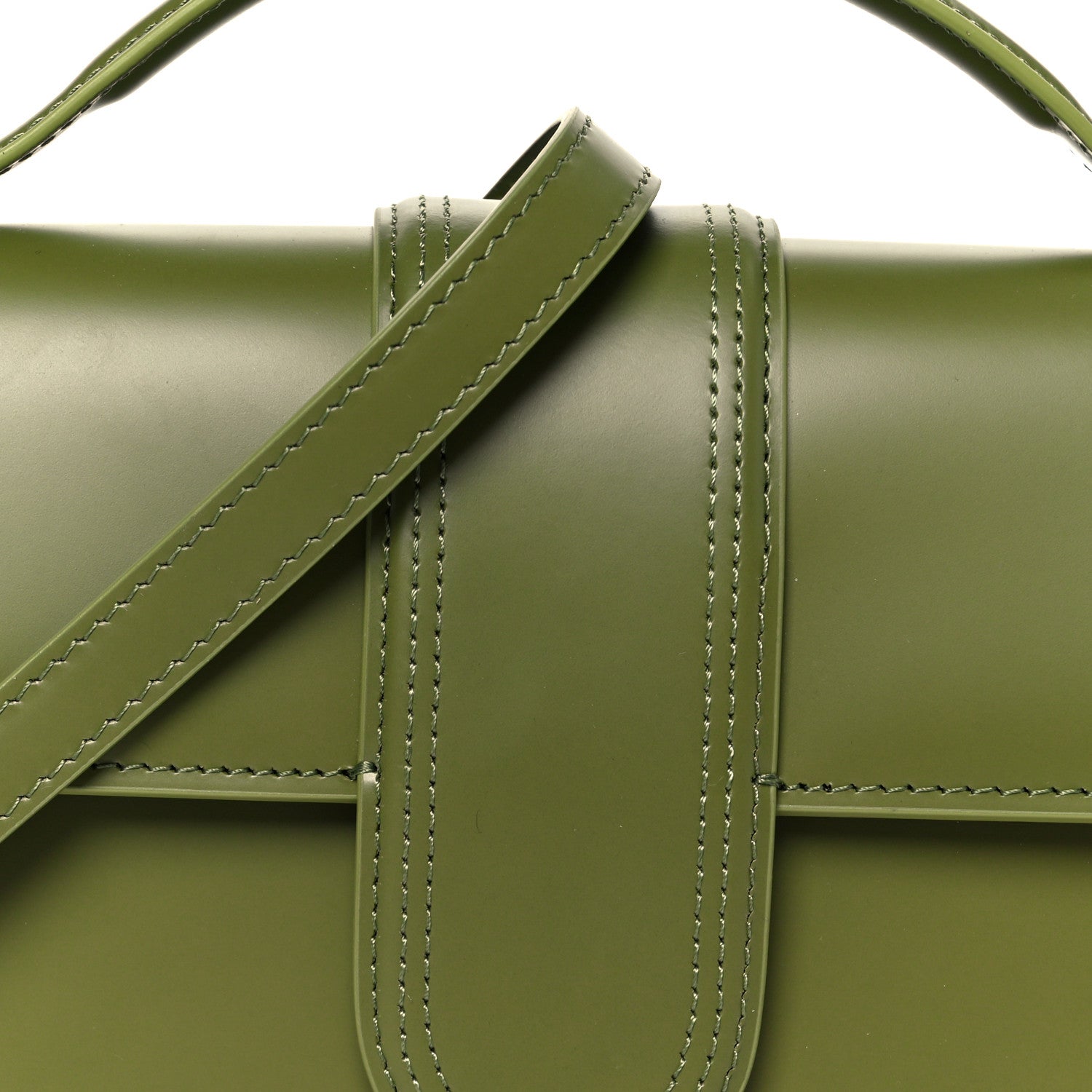 Jacquemus Smooth Calfskin Le Grand Bambino Khaki 1787652