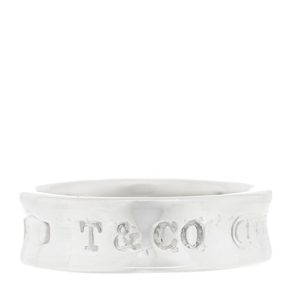 Tiffany Sterling Silver 1837 Band Ring 58 8.5 1 of 4