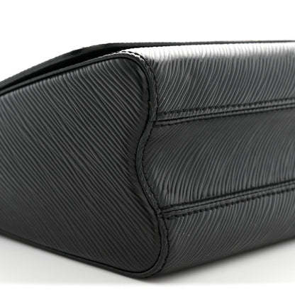 Louis Vuitton Epi Tortoiseshell Twist Shoulder Bag MM Black 9 of 12
