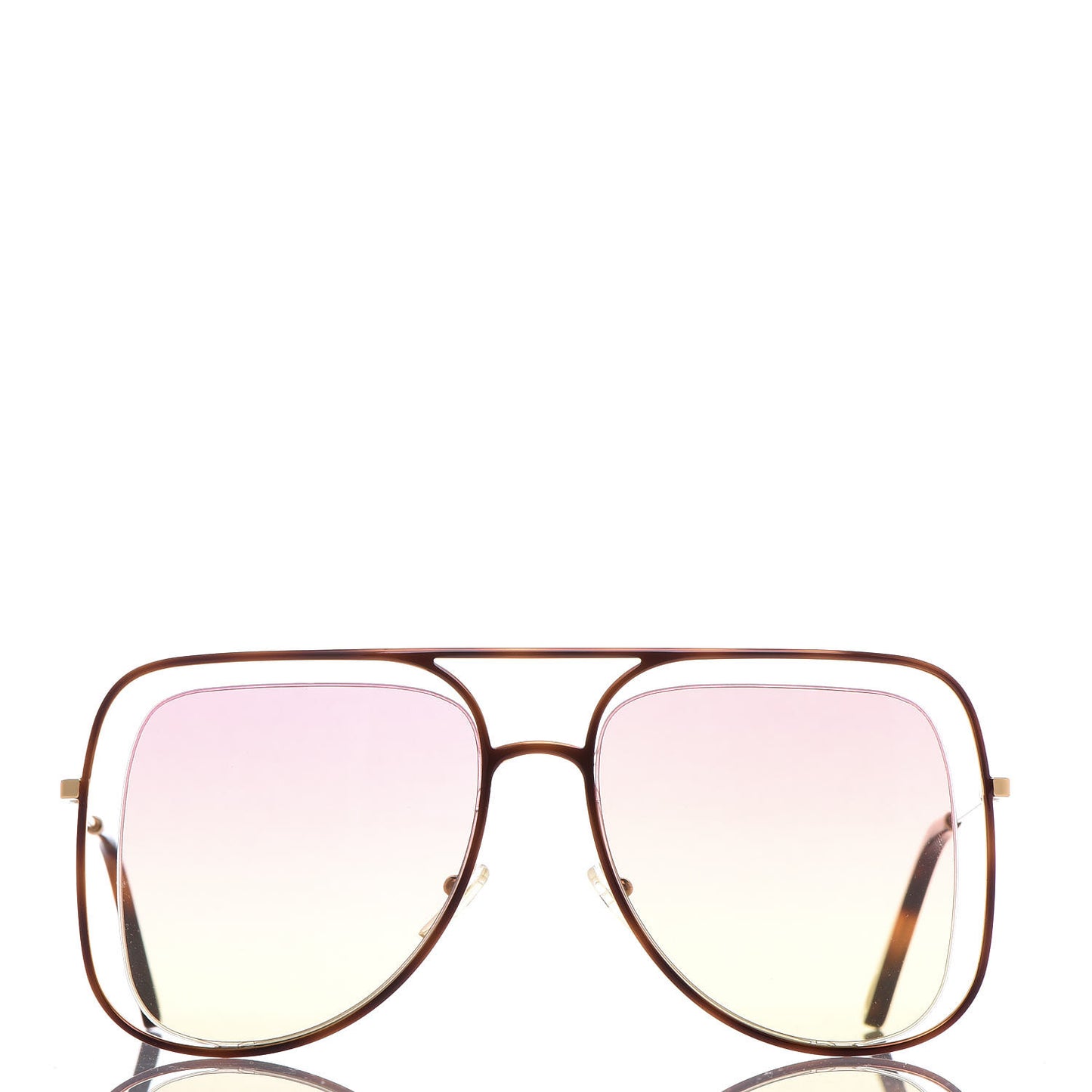 Poppy Aviator Sunglasses CE 130S Gold Havana