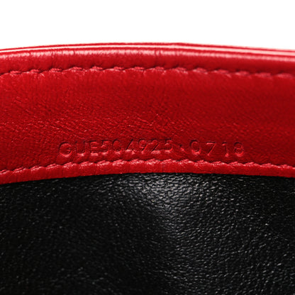 Saint Laurent Lambskin Y Quilt Monogram Large Loulou Flap Wallet Rouge Eros 6 of 11