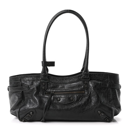 Balenciaga Agneau Arena Classic Hardware East West Le City Black 1 of 10
