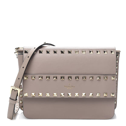 Valentino Garavani Vitello Rockstud Side Slip Crossbody Poudre 1 of 9