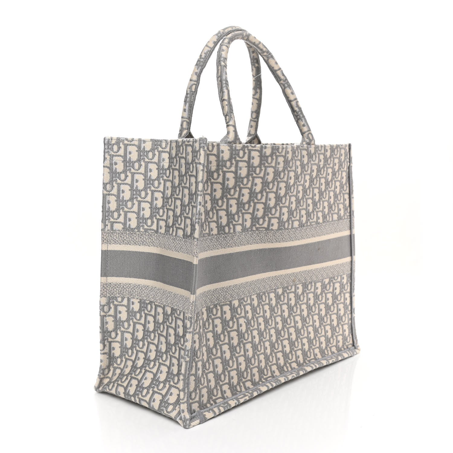 Christian Dior Oblique Large Book Tote Grey 3 of 14