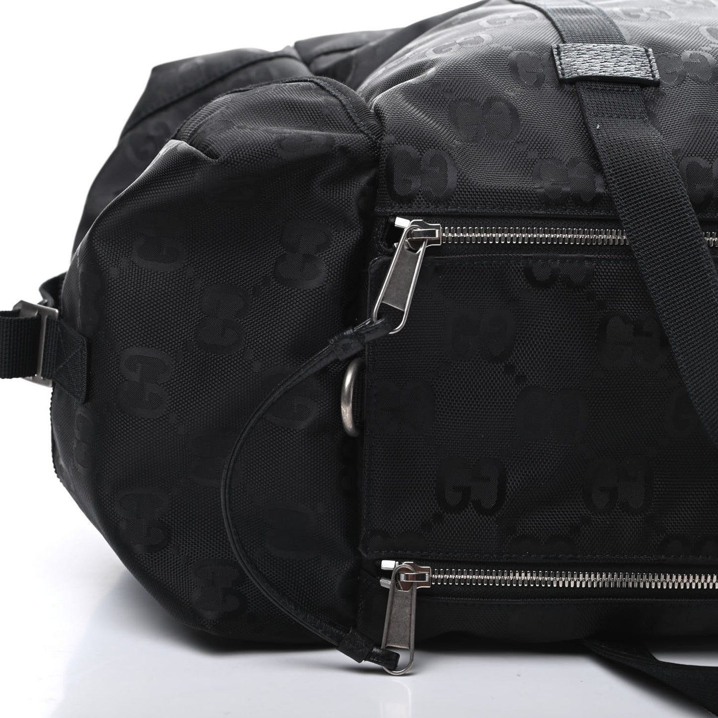 Econyl Nylon Monogram Off The Grid Duffle Bag Black
