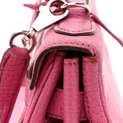 Hermes Chevre de Coromandel Kelly Retourne 32 Fuchsia 14 of 14