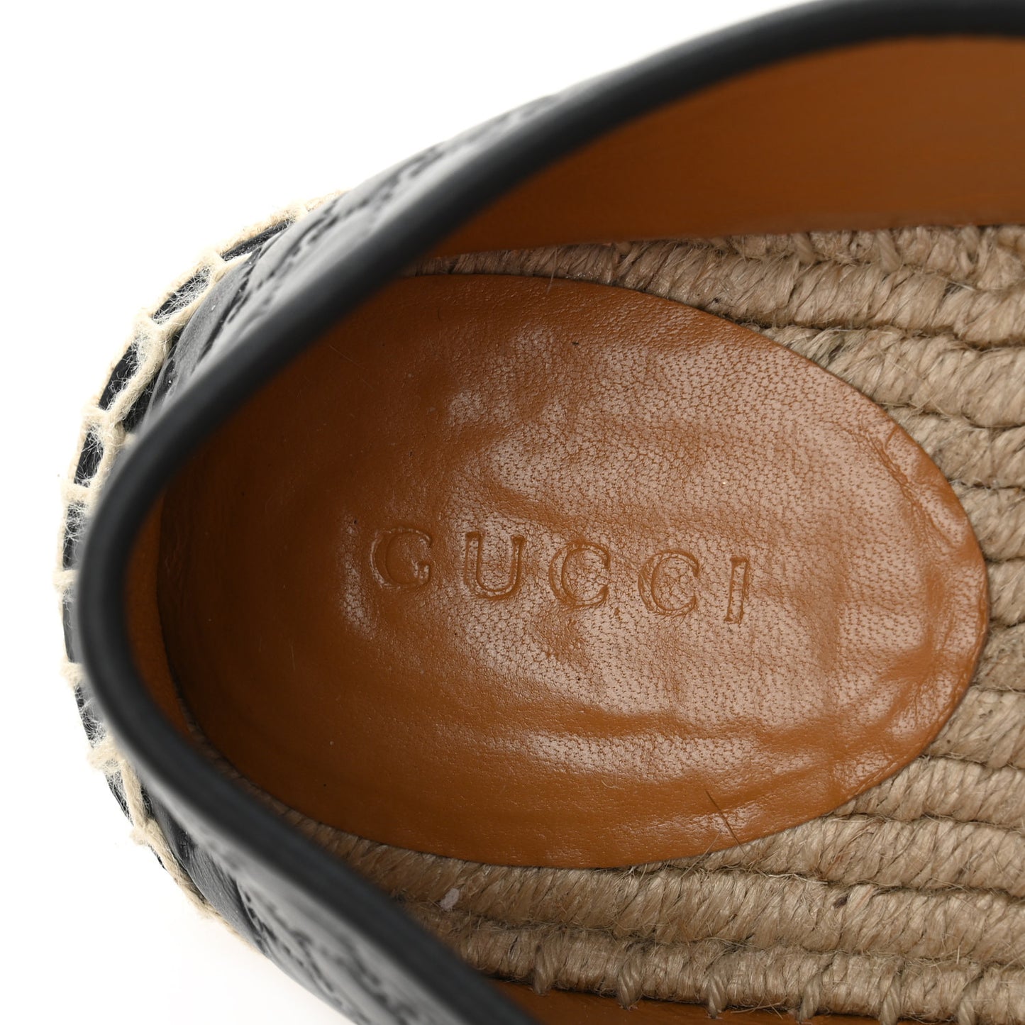 Microguccissima Signature Espadrilles 37.5 Black