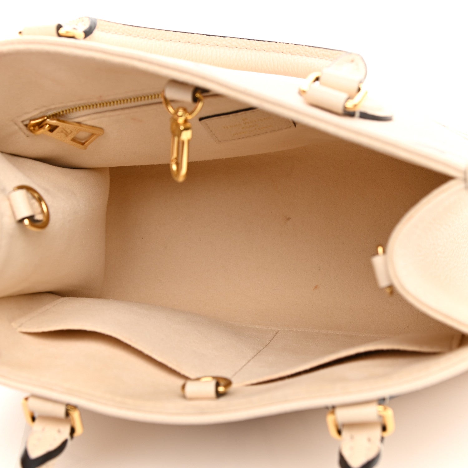 Louis Vuitton Empreinte Monogram Giant Onthego PM Creme Bois De Rose 5 of 10