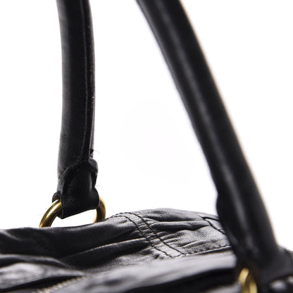 Prada Nappa Gaufre Tote Black 11 of 19