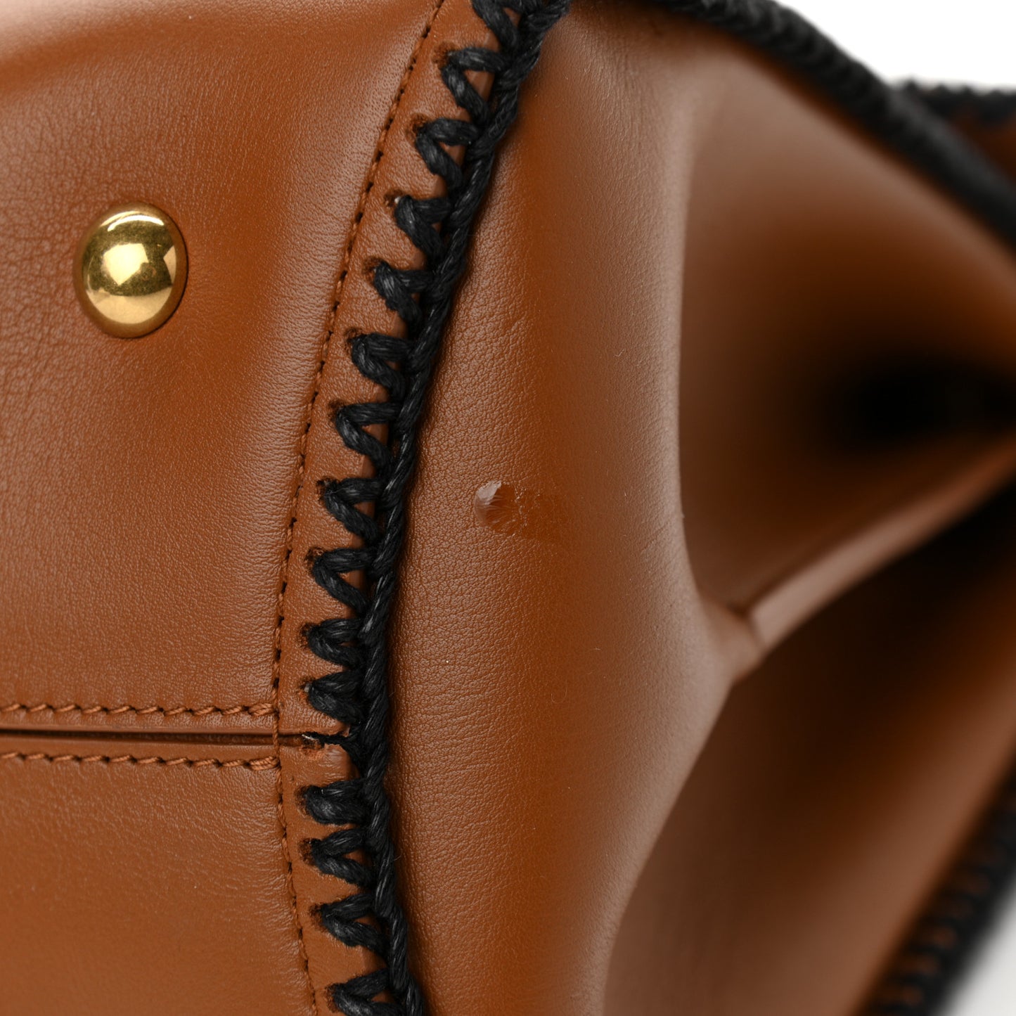Calfskin Stitched Medium Margot Top Handle Satchel New Vicuna