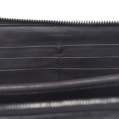Bottega Veneta Nappa Intrecciato Zip Around Wallet Black 13 of 14