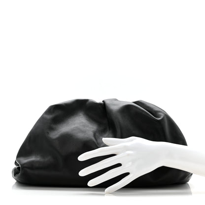 Bottega Veneta Smooth Butter Calf The Pouch Oversized Clutch Black 2 of 10