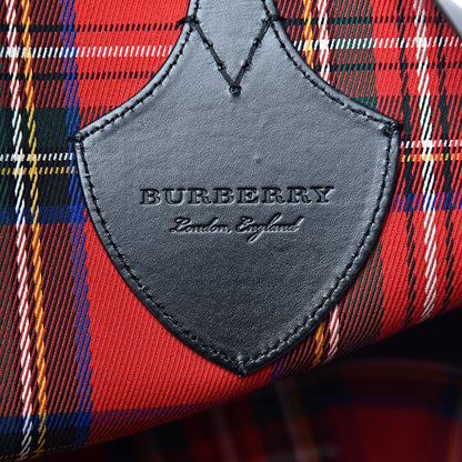 Burberry Vintage Check Medium The Giant Reversible Tote Antique Yellow Bright Red 9 of 12
