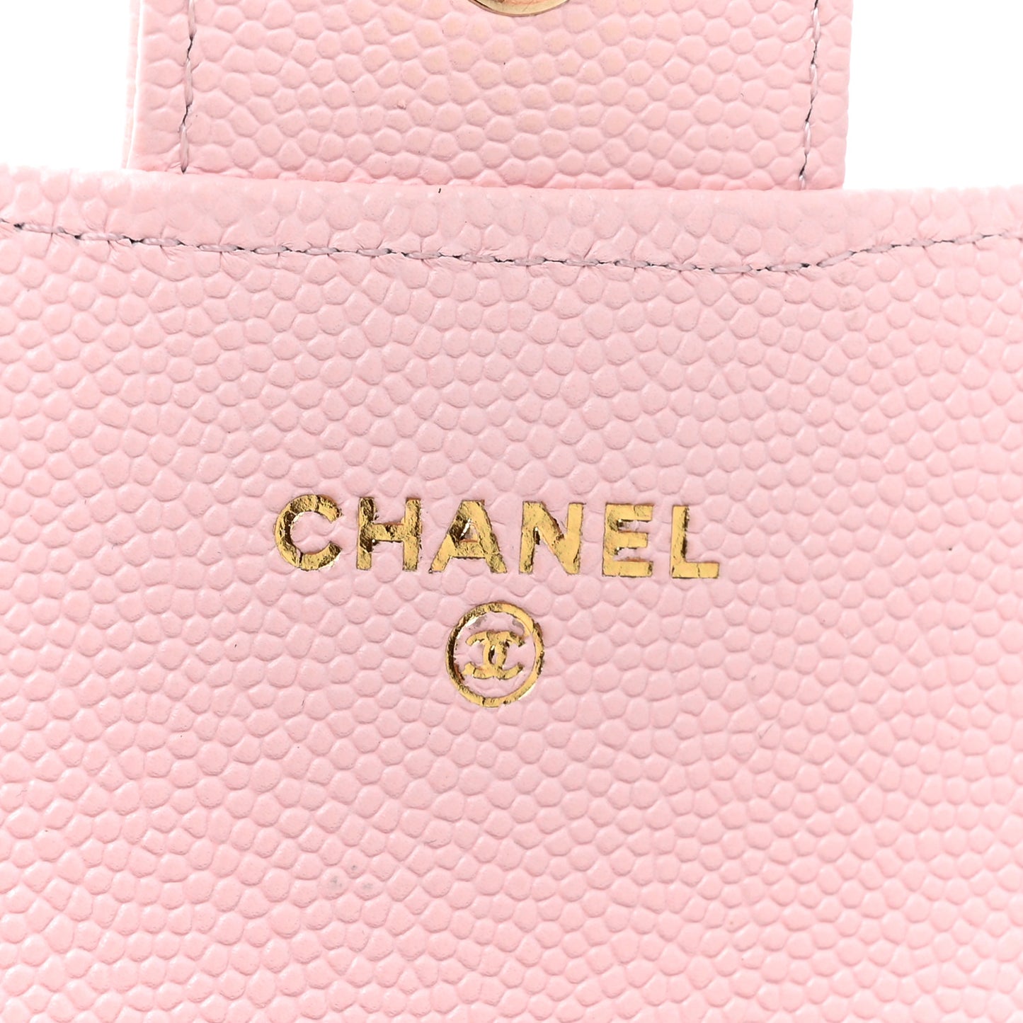 Caviar Quilted Large Gusset Flap Wallet Light Pink