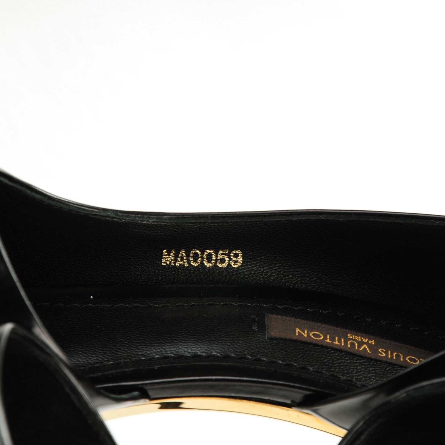 Louis Vuitton Smooth Calfskin Peep Toe Pumps 37 Black 2 of 3