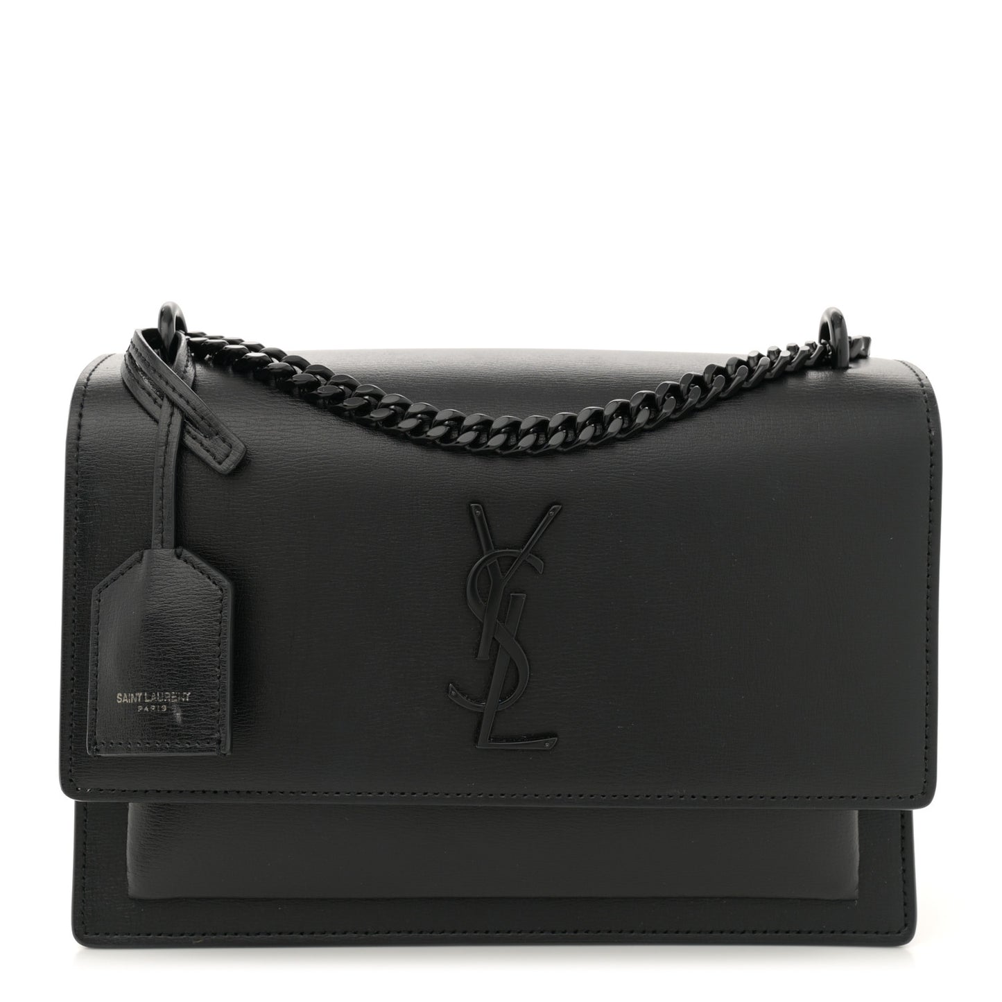 Calfskin Medium Monogram Monochrome Sunset Black