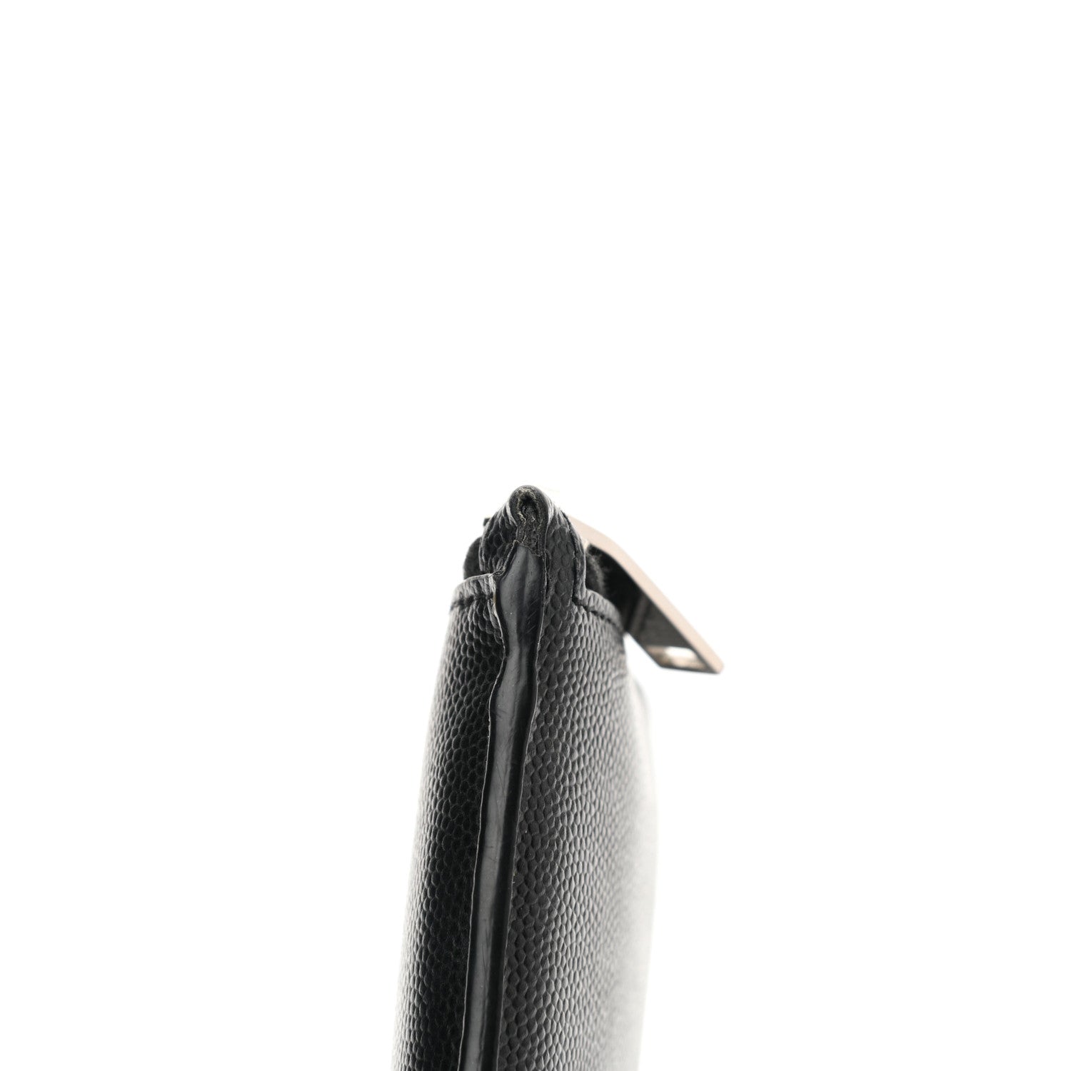 Saint Laurent Calfskin Rider California Zipped Coin Pouch Wallet Black 7 of 10