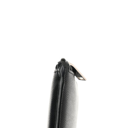Saint Laurent Calfskin Rider California Zipped Coin Pouch Wallet Black 7 of 10