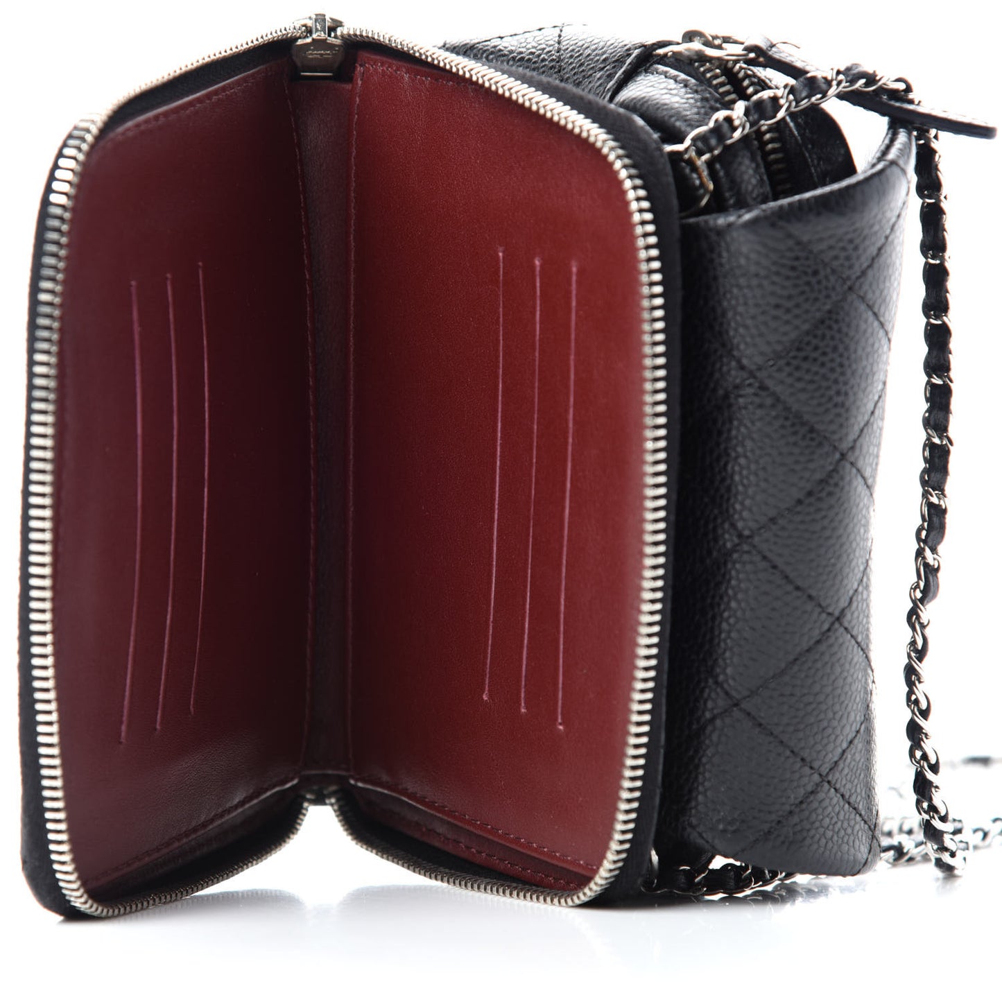 Caviar Quilted New Mini Flap Black