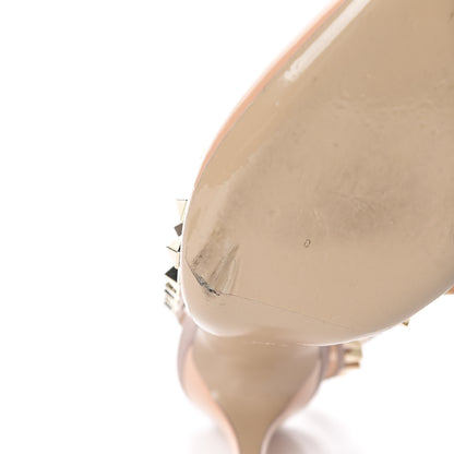 Valentino Garavani Patent Rockstud Ankle Strap 100mm Pumps 35.5 Skin Sorbet Poudre 9 of 11