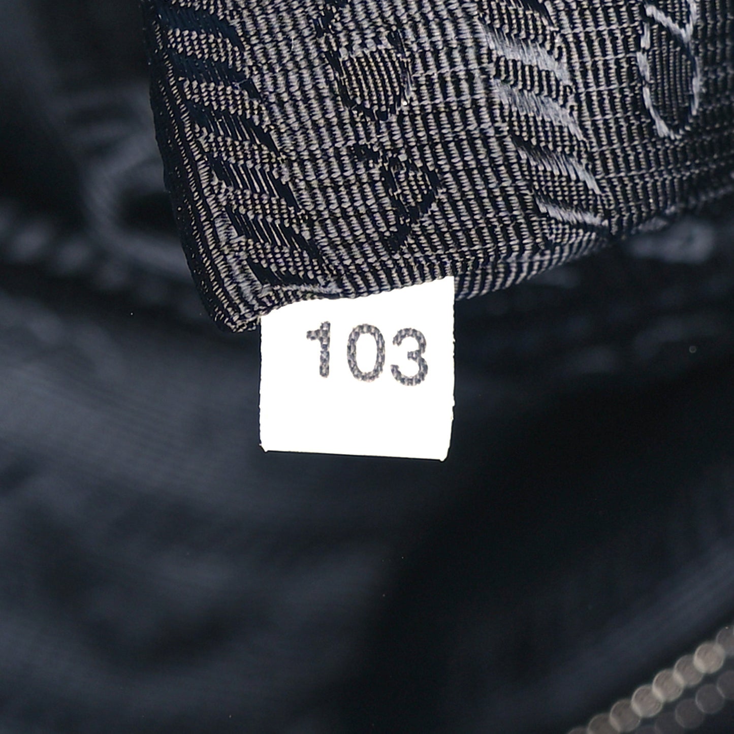 Terry Cloth Small Tote Bag Cielo Black
