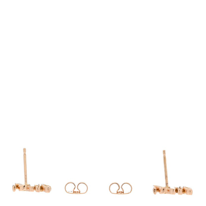 Tiffany 18K Rose Gold Paloma's Graffiti Love Earrings 3 of 4