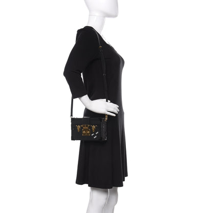 Louis Vuitton Epi Petite Malle Black 2 of 11