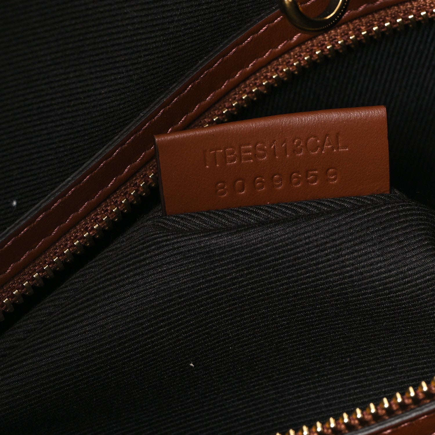Burberry E-Canvas Check Medium Soft TB Tote Dark Birch Brown 7 of 10