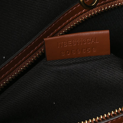 Burberry E-Canvas Check Medium Soft TB Tote Dark Birch Brown 7 of 10