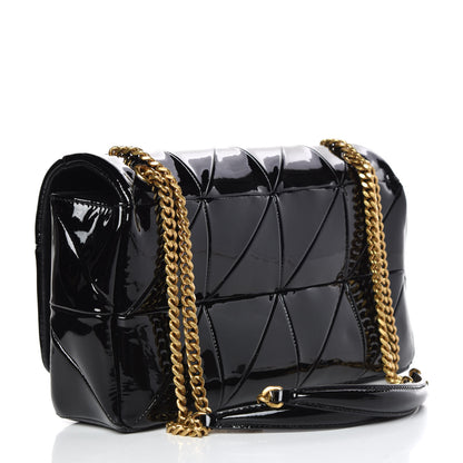 Saint Laurent Patent Patchwork Monogram Medium Jamie Black 3 of 9