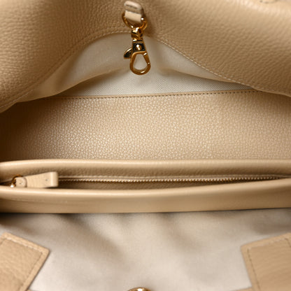 Chanel Grained Calfskin Stitched Urban Essentials Small Shopping Bag Beige 5 of 10