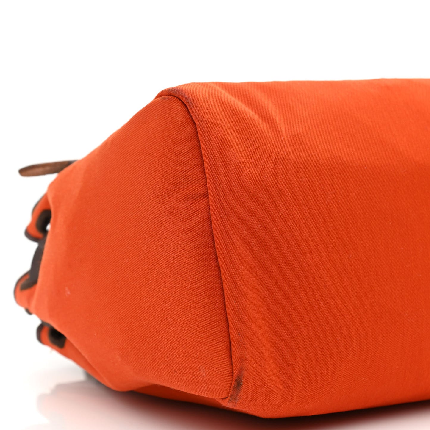 Toile Vache Calfskin Herbag Cabas PM Orange Red