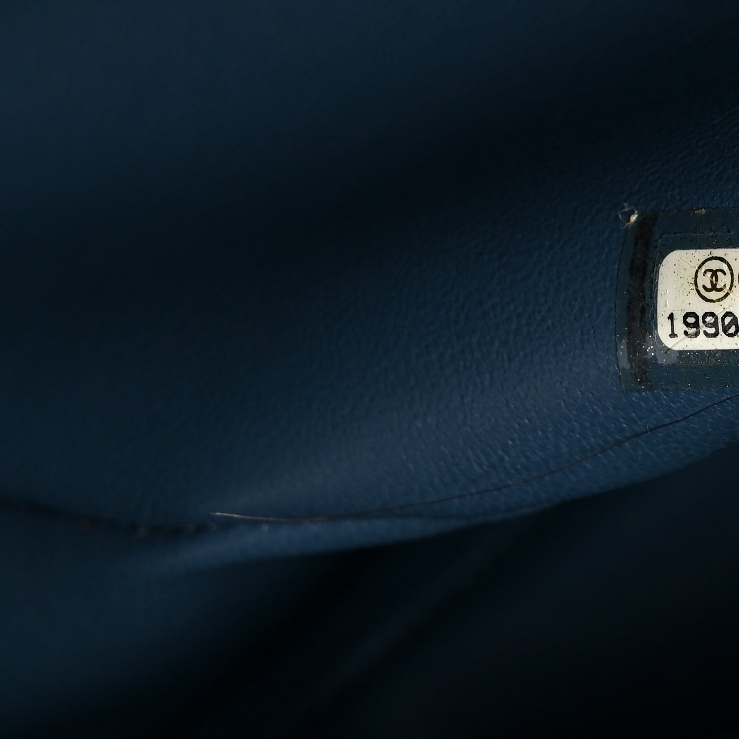 Chanel Caviar Quilted Jumbo Double Flap Blue 8 of 11