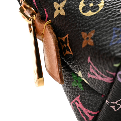 Louis Vuitton Monogram Multicolor Cosmetic Pouch Black Grenade 7 of 10