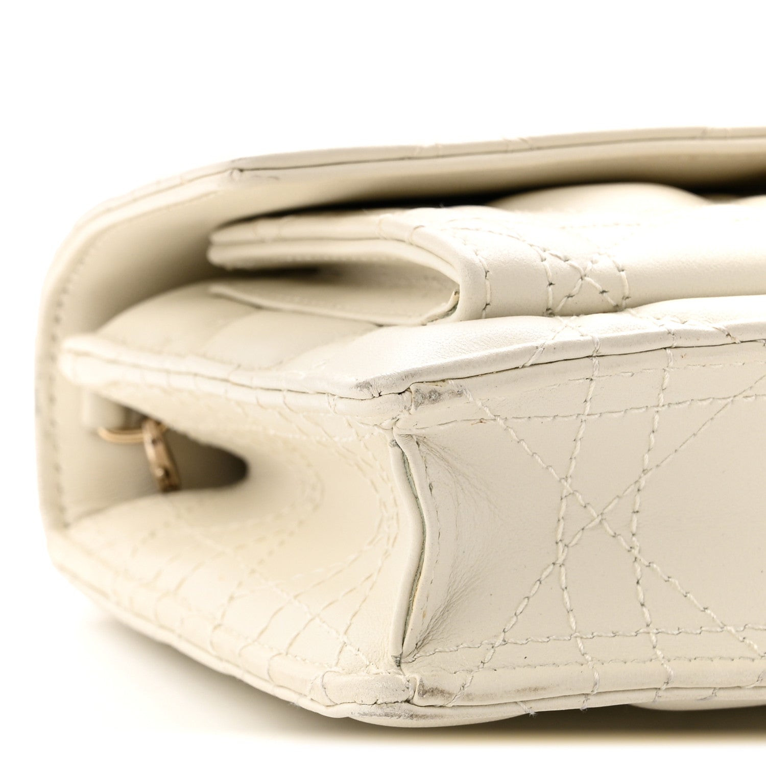 Christian Dior Lambskin Cannage Chain My Dior Daily Chain Pouch Latte 8 of 9