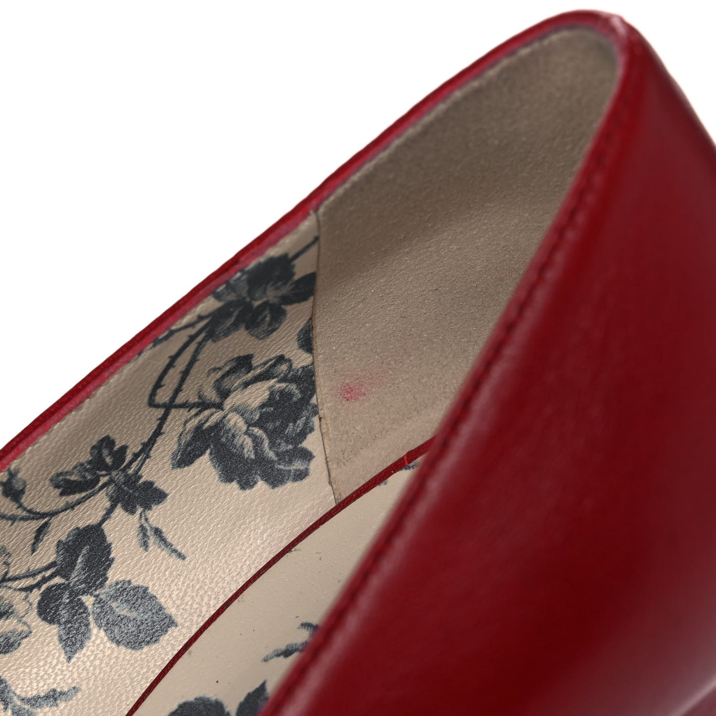 Malaga Kid GG Victoire 95mm Loafer Pumps 35.5 Hibiscus Red