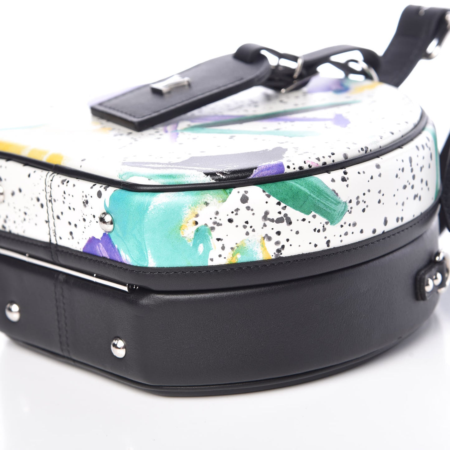 Calfskin Nicolas Ghesquière’s Splash Print Petite Boite Chapeau
