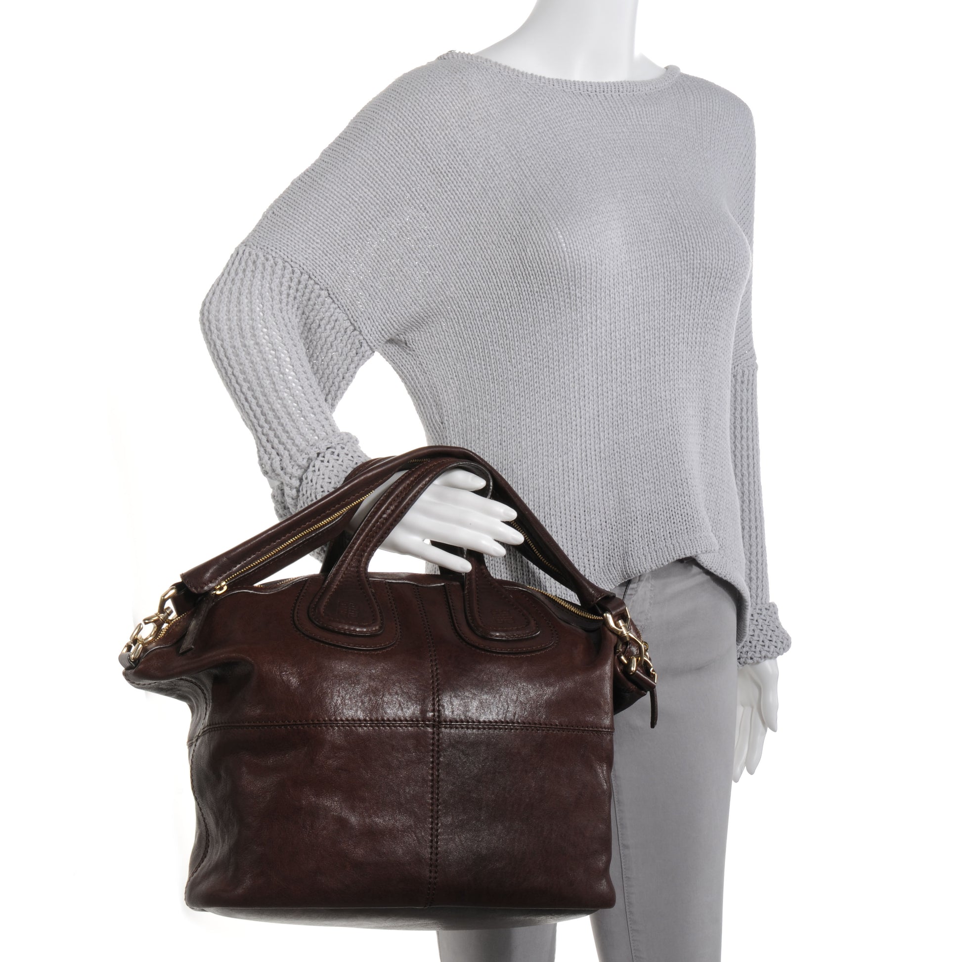 Givenchy Lambskin Medium Nightingale Dark Brown 2 of 10