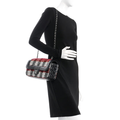 Chanel Tweed Quilted Calfskin Coco Corset Flap Multicolor 2 of 8