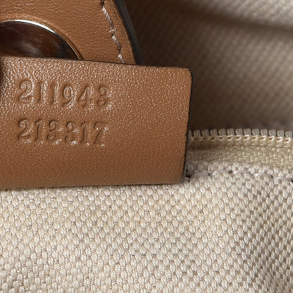 Gucci Python Large Sukey Tote Brown 7 of 10