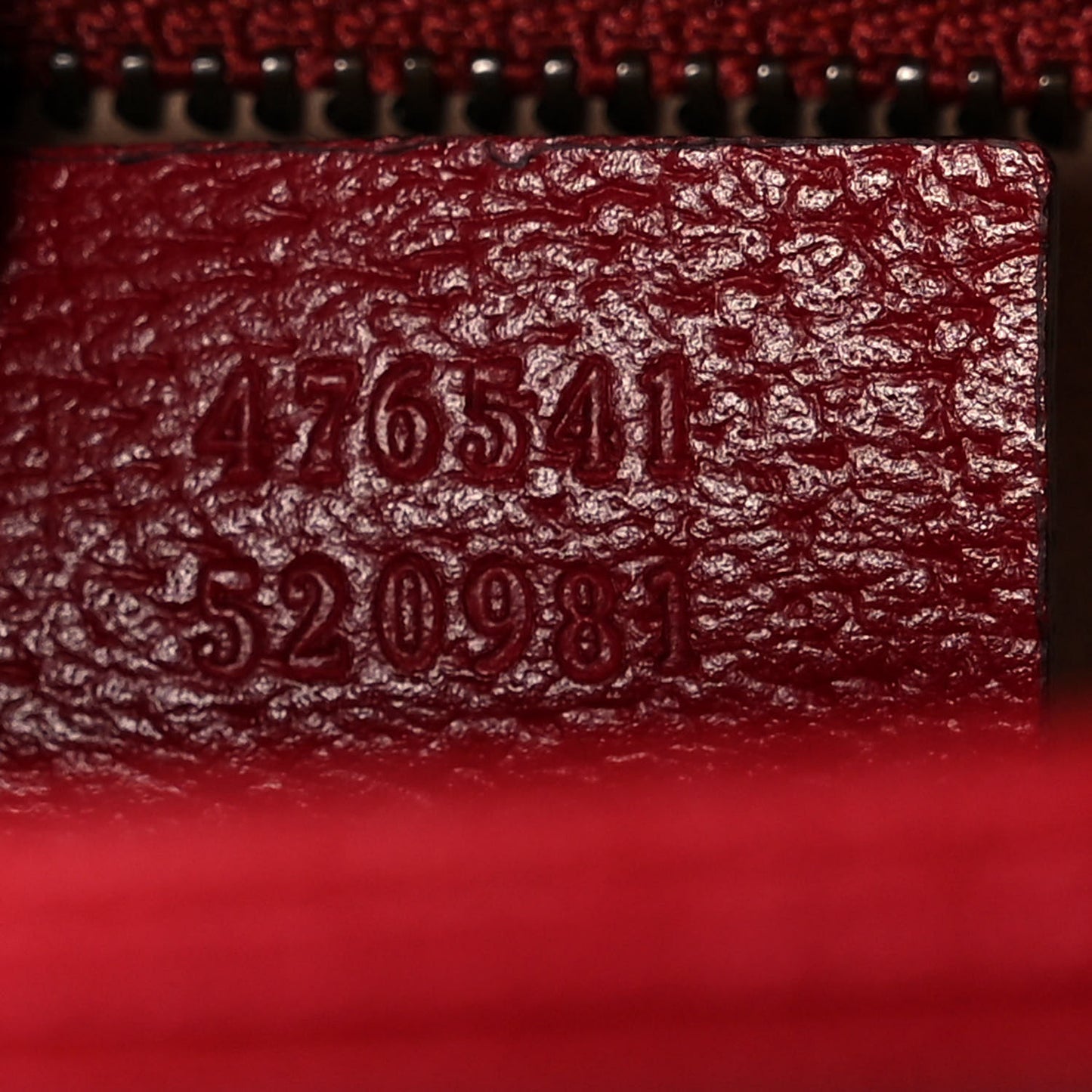 GG Supreme Monogram Small Queen Margaret Top Handle Bag Red