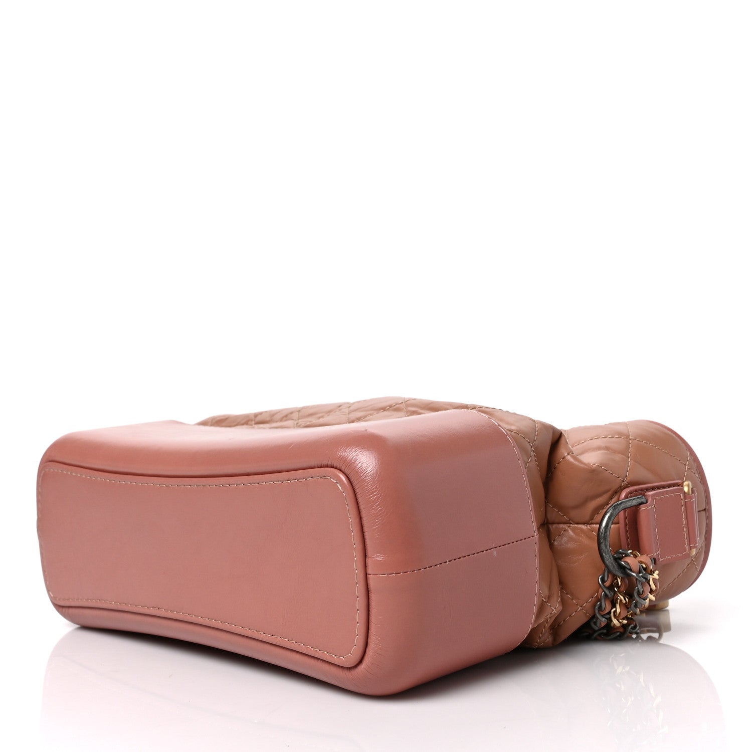 Chanel Aged Calfskin Quilted Medium Gabrielle Hobo Pink 8 of 8
