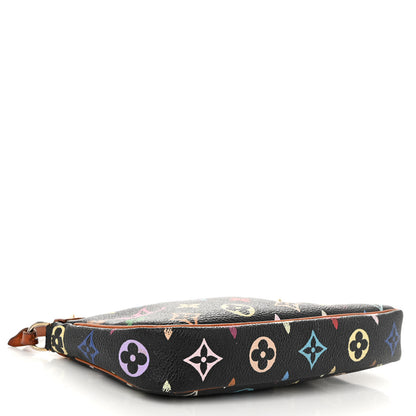 Louis Vuitton Monogram Multicolor Pochette Accessories Black 4 of 13