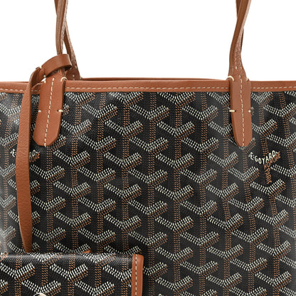 Goyard Goyardine Reversible Mini Anjou Black Gold 12 of 20