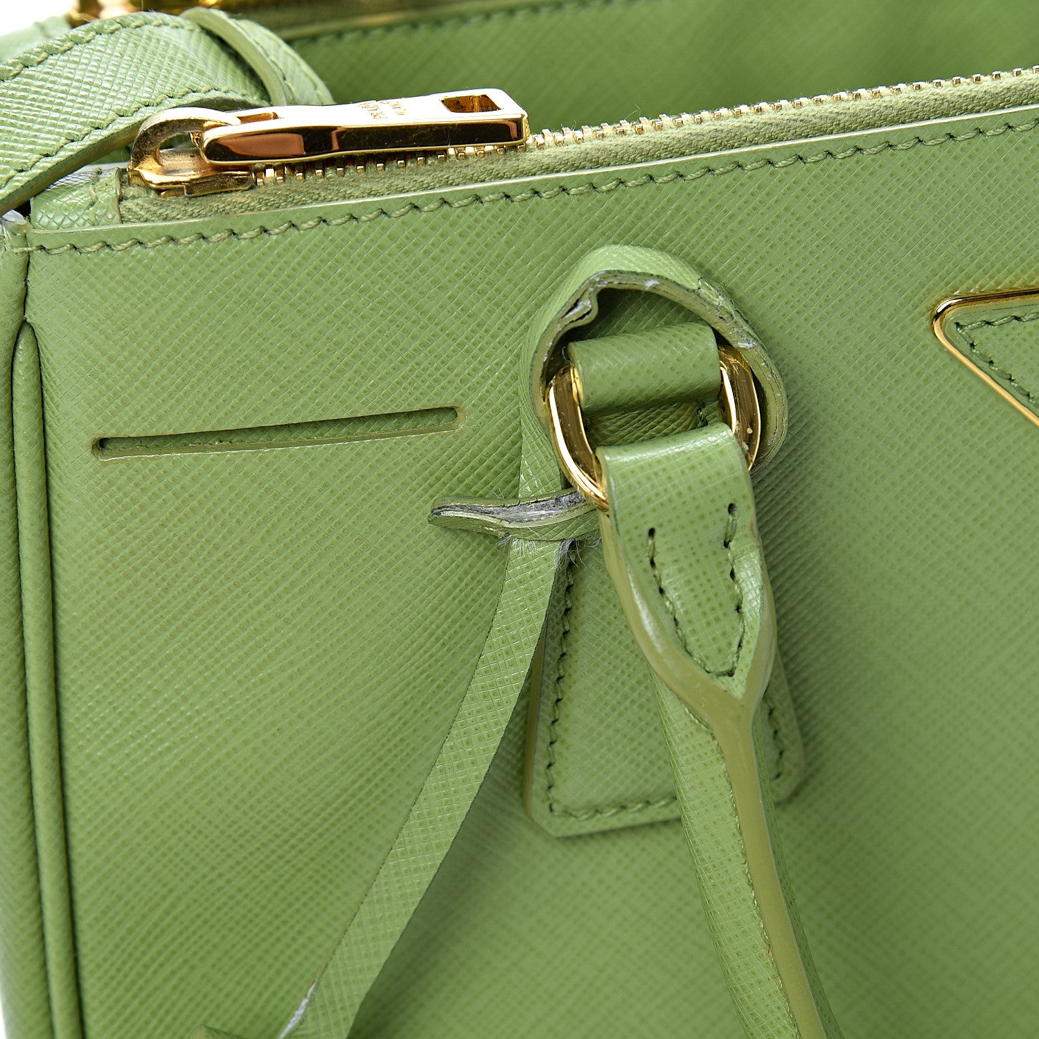 Prada Saffiano Lux Mini Galleria Double Zip Tote Prato 12 of 12