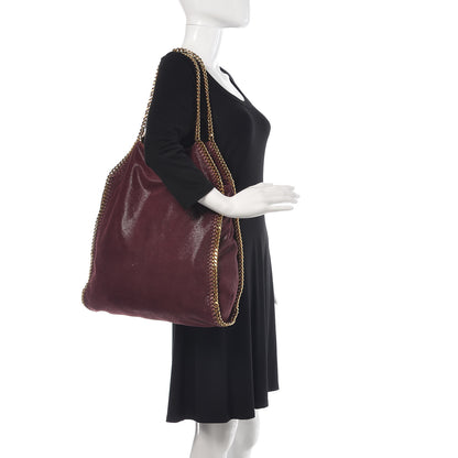 Stella McCartney Shaggy Deer Big Falabella Tote Plum 2 of 10