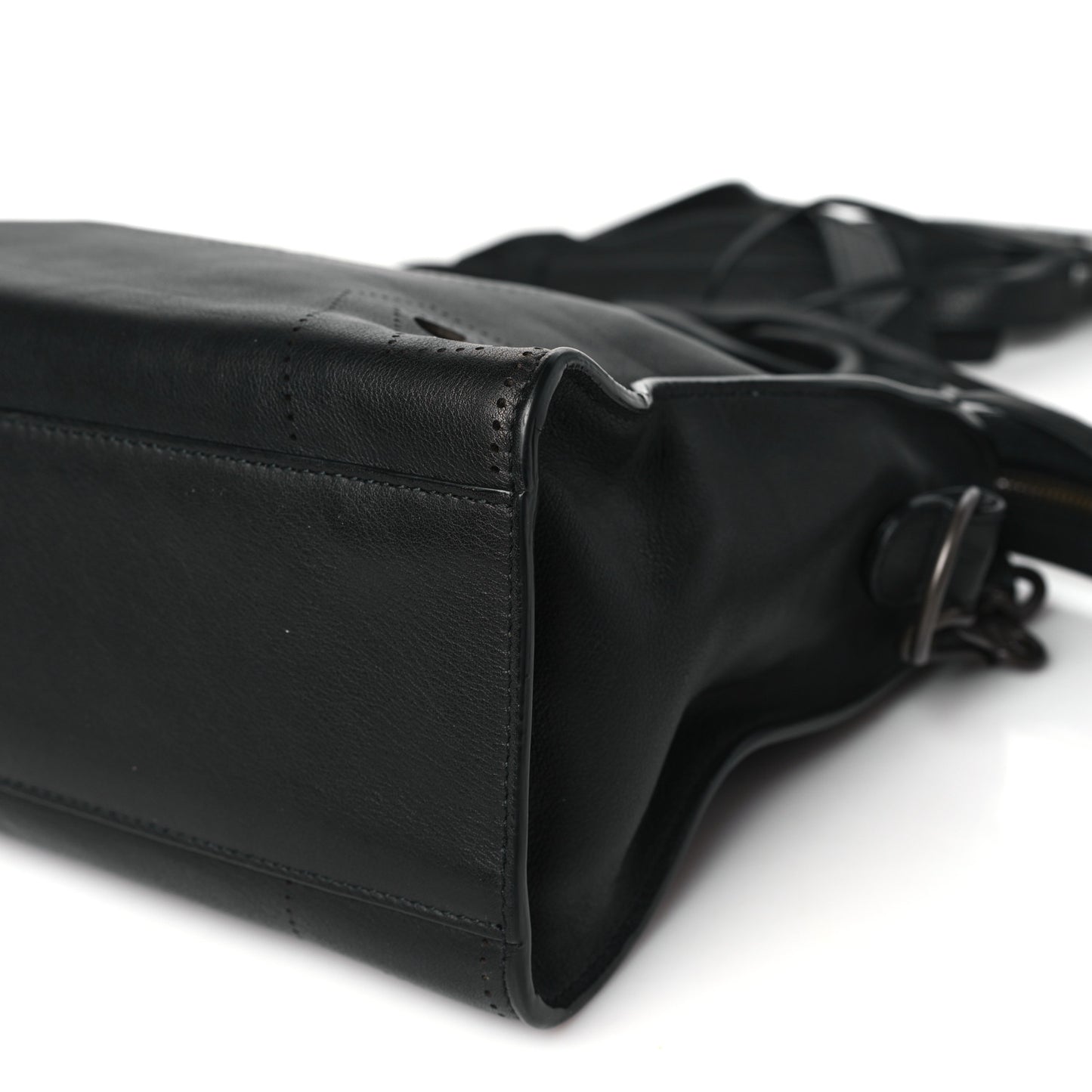 Veau Soyeux Perforated Blackout Hardware S City Black
