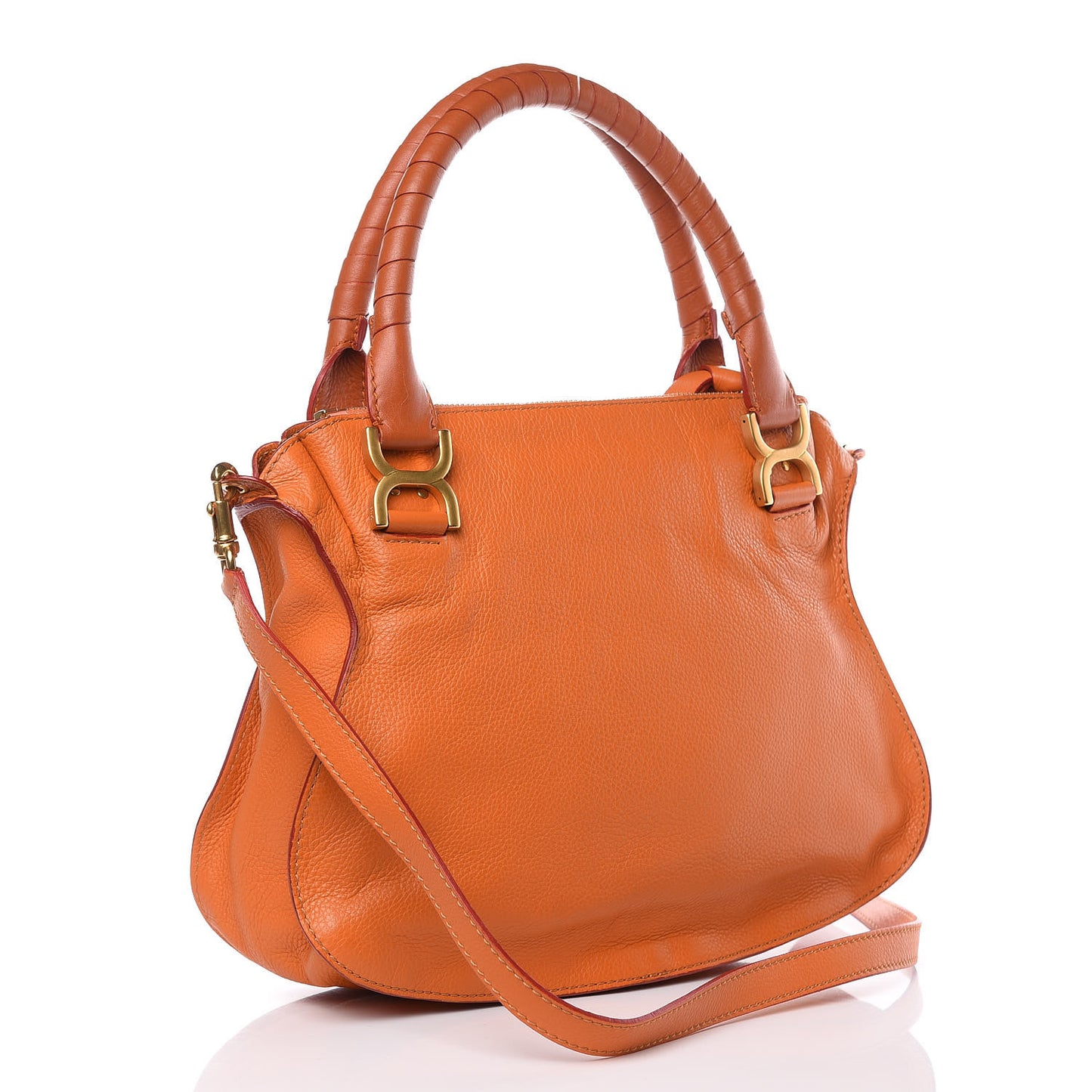 Calfskin Medium Marcie Satchel Indian Summer