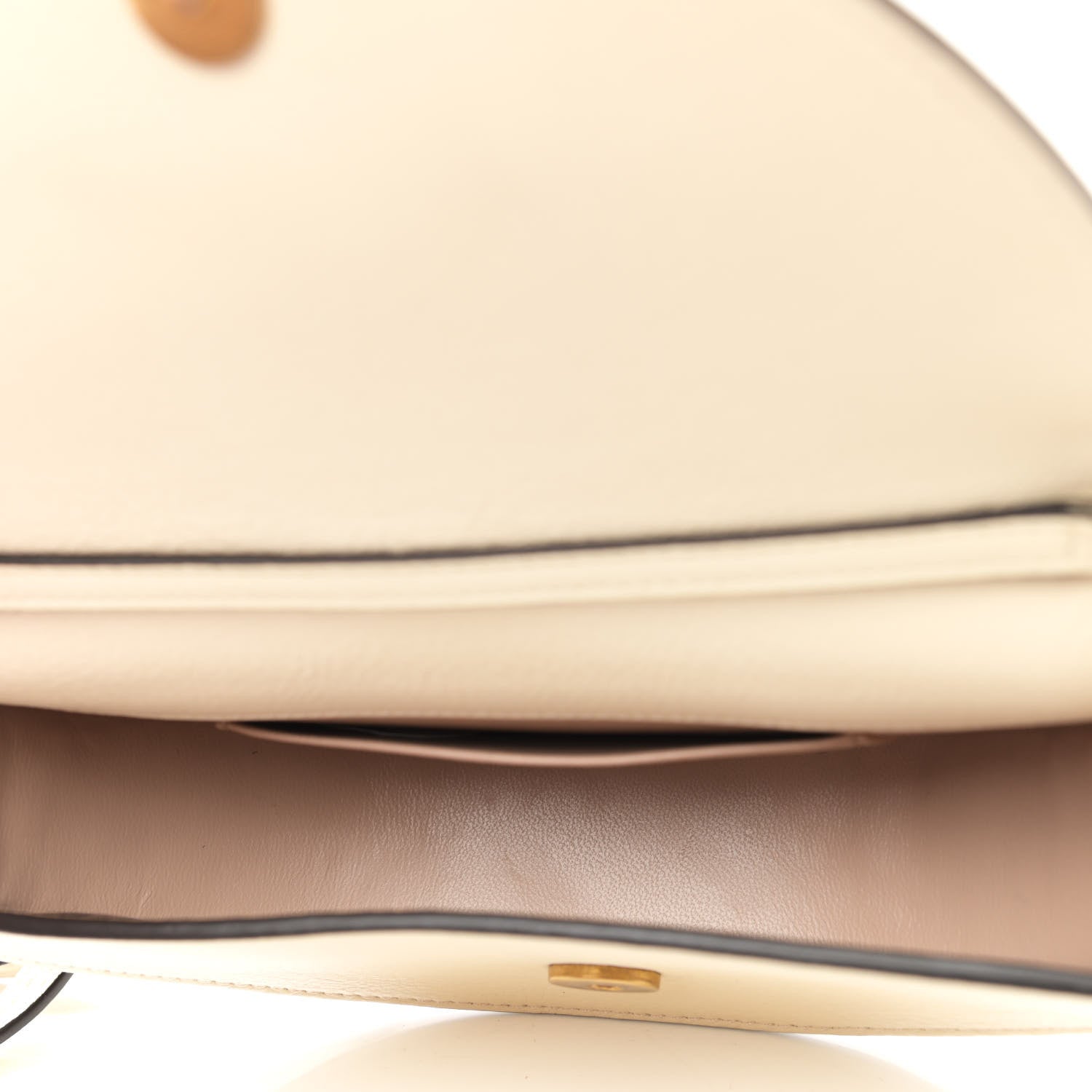 Chloe Calfskin Small Nile Bracelet Minaudiere Bag Off White 5 of 9